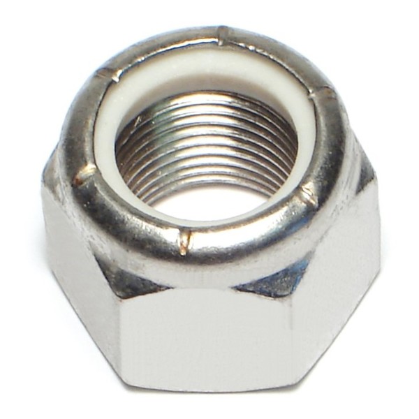 Midwest Fastener Nylon Insert Lock Nut, 3/4"-16, 18-8 Stainless Steel, Not Graded, 2 PK 68495